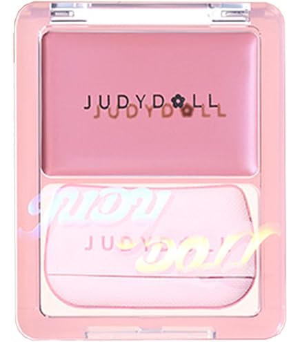 Amazon | ジュディドール チーク パフ付き クリームチーク 血色感 ハイ